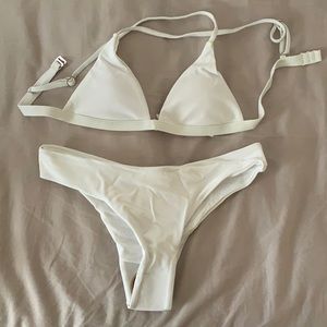 White bikini